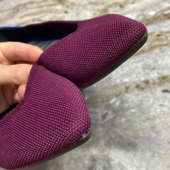 Rothy's The Pointed Toe Ballet Flats in Orchid Retired Color Size - Picture 9 of 11